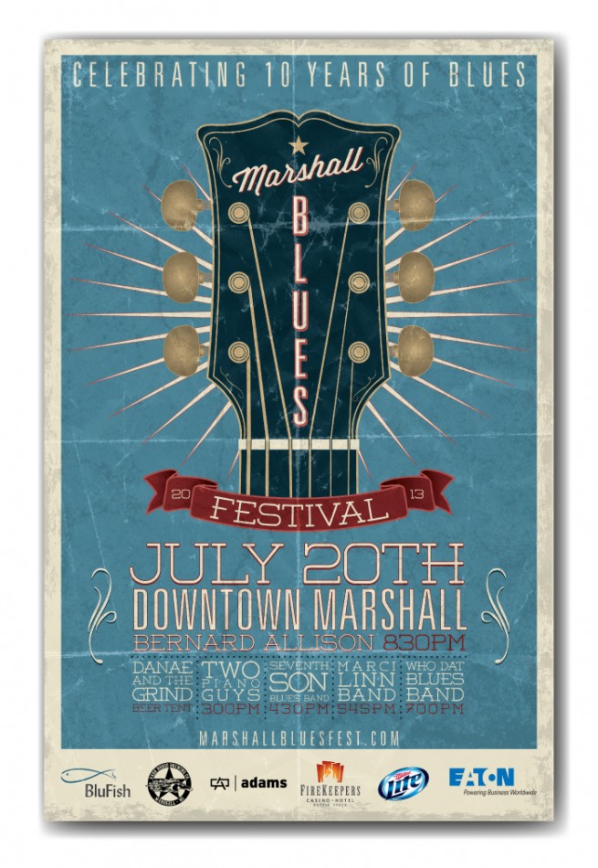 2013 Marshall Blues Festival Hunter Langston Design